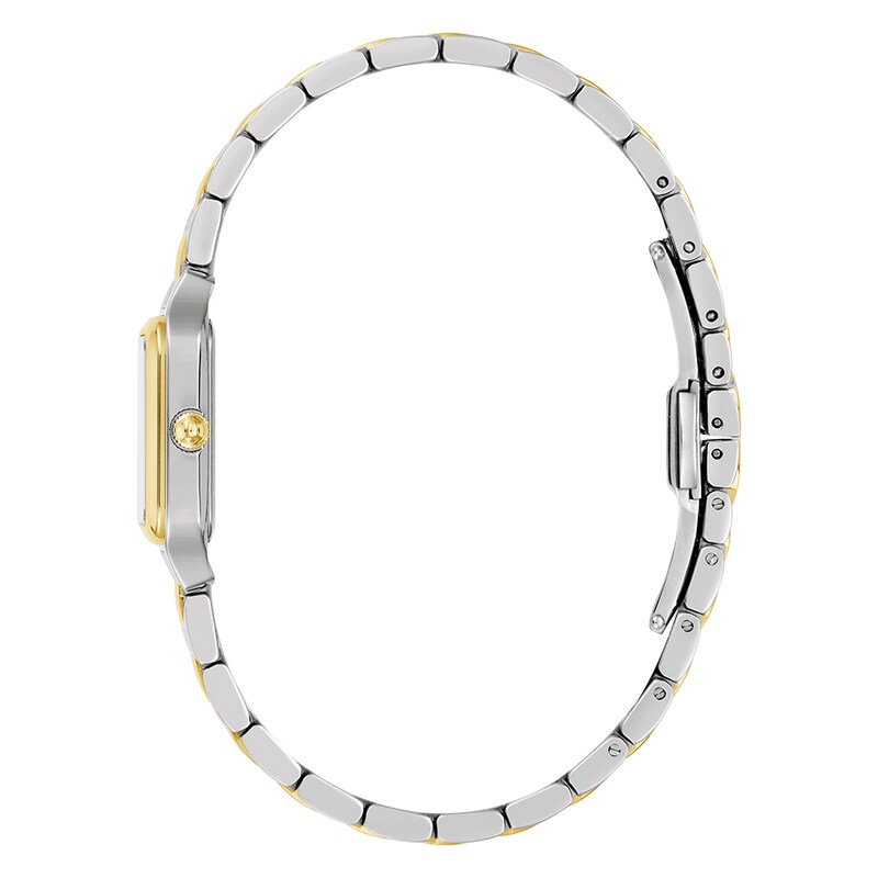 Main Image 3 of Bulova Sutton Mini Ladies' Square Two Tone Bracelet Watch