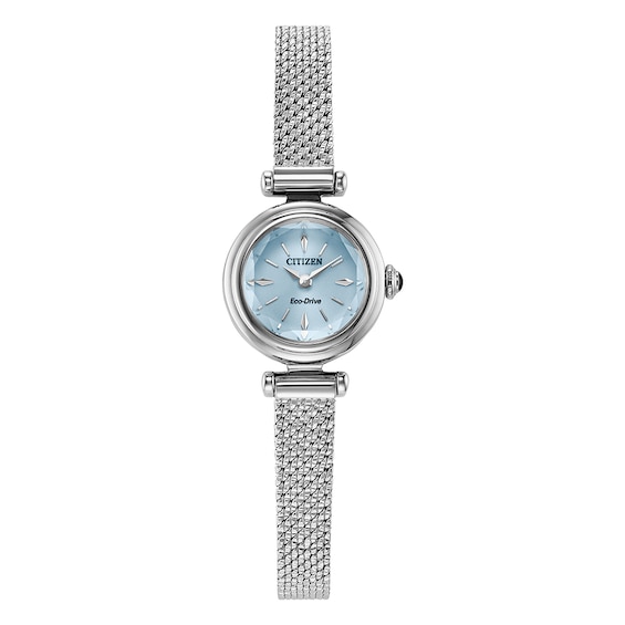Women's Citizen Modern Eco-Drive 'Fio Round' Stainless Steel Mesh Strap Watch