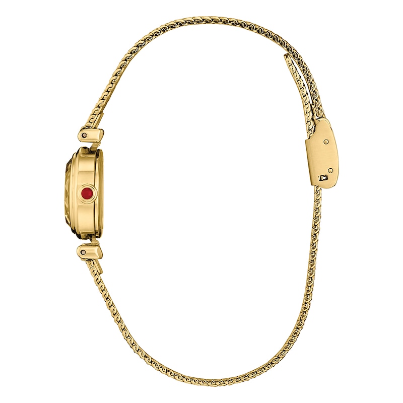 Main Image 3 of Citizen Eco-Drive 'Fio' Round' Women's Gold Tone Mesh Strap Watch