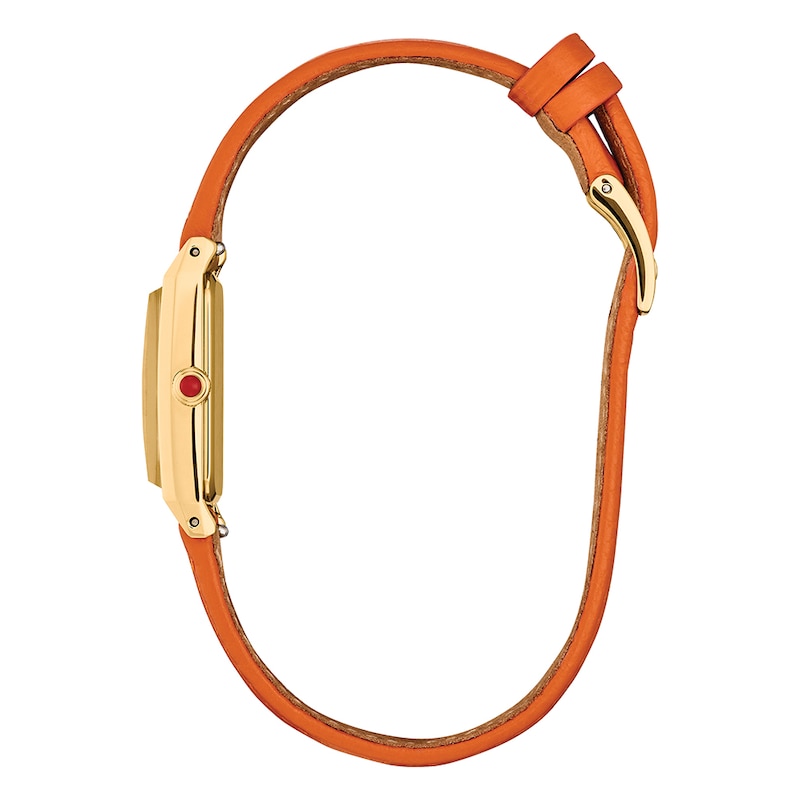 Main Image 3 of Citizen Eco-Drive 'Fio' Brown Leather Strap Watch