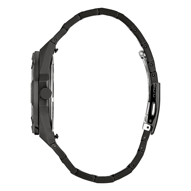 Main Image 3 of Citizen Modern Eco-Drive Black Ion-Plated Stainless Steel Bracelet Watch