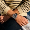 Thumbnail Image 5 of Citizen Modern Eco Drive Chronograph Men's Ceramic Bezel & Polyurethane Strap Watch