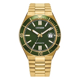 Citizen Tsuyosa Shore Automatic Men's Gold Tone Bracelet Watch