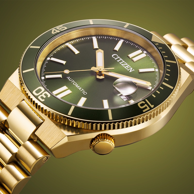 Main Image 4 of Citizen Tsuyosa Shore Automatic Men's Gold Tone Bracelet Watch