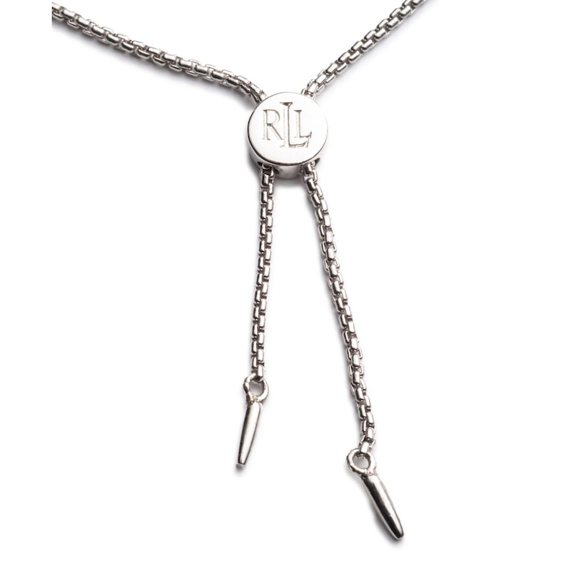 Main Image 2 of Lauren Ralph Lauren Sterling Silver Puffy Heart Slider Bracelet