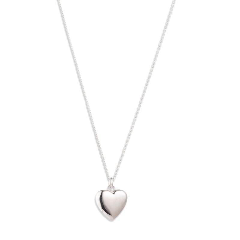Main Image 1 of Lauren Ralph Lauren Sterling Silver Puffy Heart Pendant