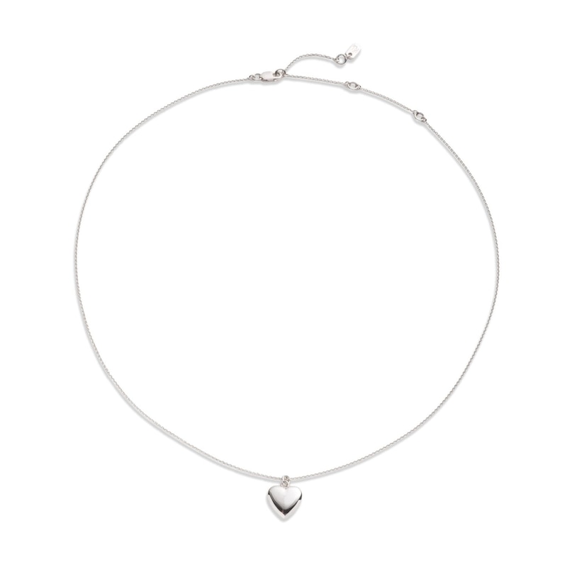 Main Image 2 of Lauren Ralph Lauren Sterling Silver Puffy Heart Pendant