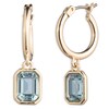 Thumbnail Image 1 of Lauren Ralph Lauren Gold Tone & Aqua Huggie Drop Earrings