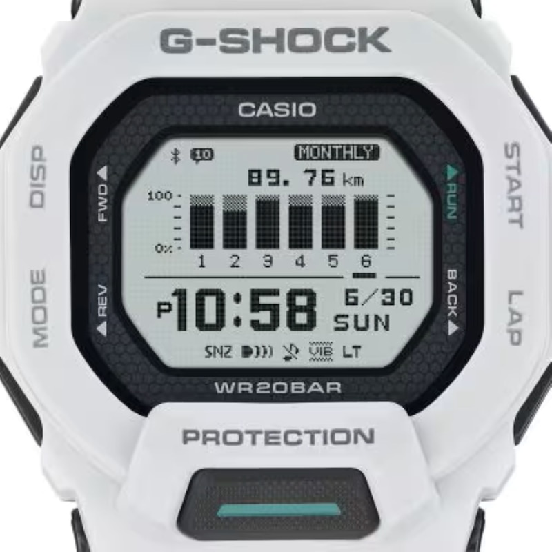 Main Image 5 of G-Shock GBD-200-7ER G-Squad White Resin Strap Watch