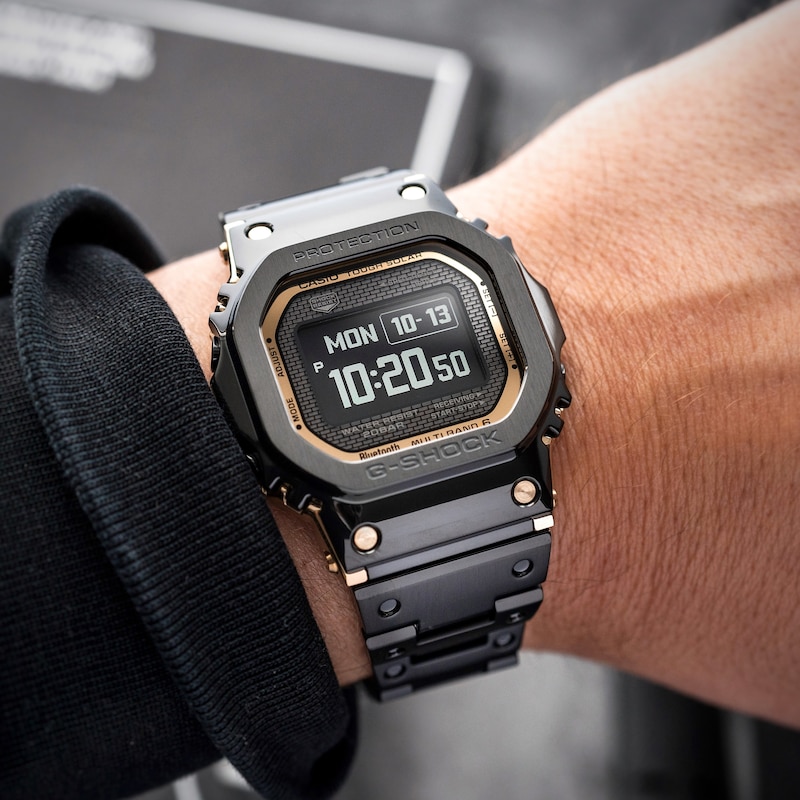 Main Image 4 of G-Shock GMW-BZ5000BD-1ER Solar Black Stainless Steel Bracelet Watch