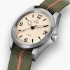 Thumbnail Image 2 of TUDOR Ranger 36mm Beige Dial & Green Fabric Strap Watch