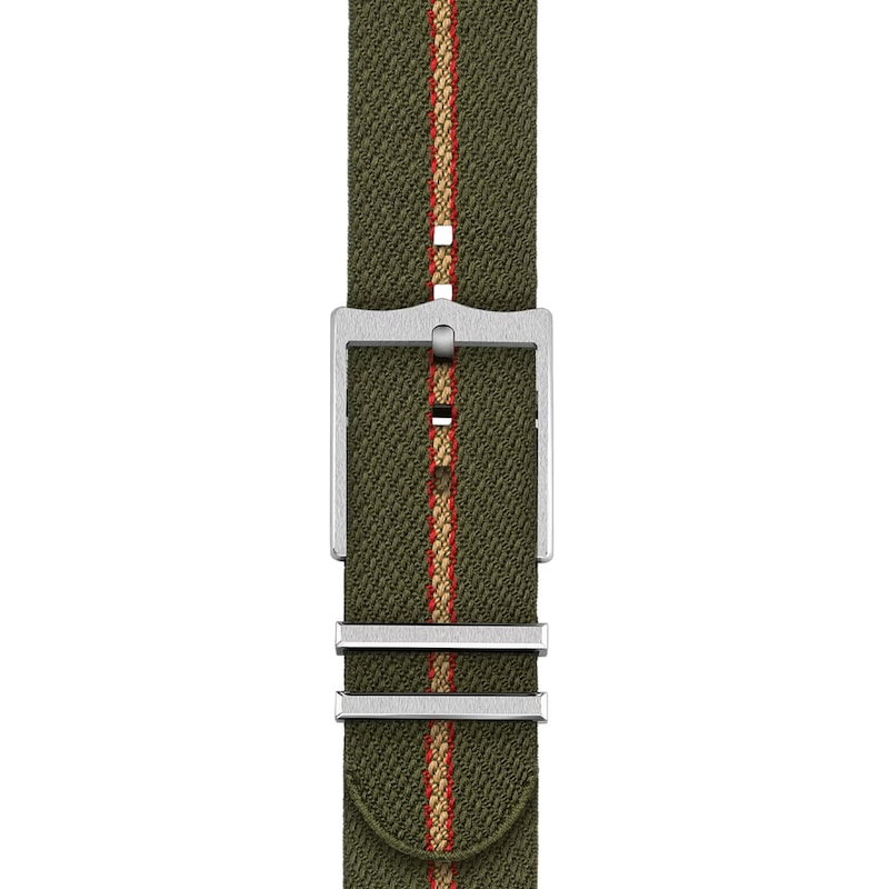 Main Image 3 of TUDOR Ranger 39mm Beige Dial & Green Fabric Strap Watch