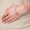Thumbnail Image 1 of Lucy Quartermaine Silver 925 Drop Open Adjustable Bangle