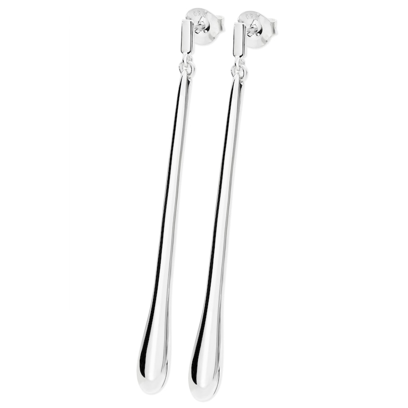 Lucy Quartermaine Silver 925 Long Drop Earrings