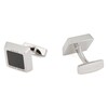 BOSS Franzisko Brass Square Black Cufflinks Ernest Jones