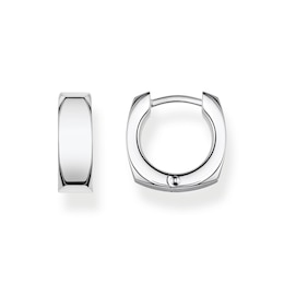 Thomas Sabo Rebel at Heart Sterling Silver Hoop Earrings