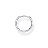 Thumbnail Image 2 of Thomas Sabo Rebel at Heart Sterling Silver 15mm Zirconia Single Hoop Earring