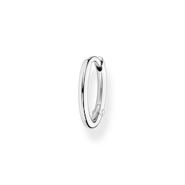 Thomas Sabo Rebel at Heart Sterling Silver 15mm Single Hoop Earring