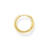 Thumbnail Image 2 of Thomas Sabo Rebel at Heart Yellow Gold Plated 15mm Single Hoop Earring