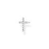 Thumbnail Image 2 of Thomas Sabo Rebel at Heart Sterling Silver &  Cubic Zirconia Cross Stud Earrings