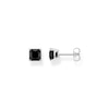 Thumbnail Image 1 of Thomas Sabo Rebel at Heart Sterling Silver & Onyx Square Stud Earrings