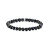 Thumbnail Image 1 of Thomas Sabo Rebel at Heart Sterling Silver Obsidian & Tiger Eye Talisman Beaded Bracelet