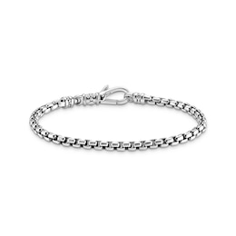 Thomas Sabo Rebel at Heart Blackened Sterling Silver Venezia Chain Bracelet