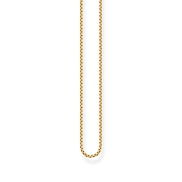 Thomas Sabo Rebel at Heart 18ct Yellow Gold Plated  20" Venezia Chain