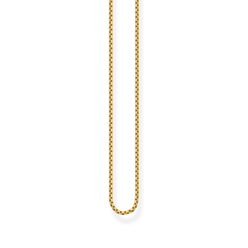 Main Image 1 of Thomas Sabo Rebel at Heart 18ct Yellow Gold Plated  20" Venezia Chain