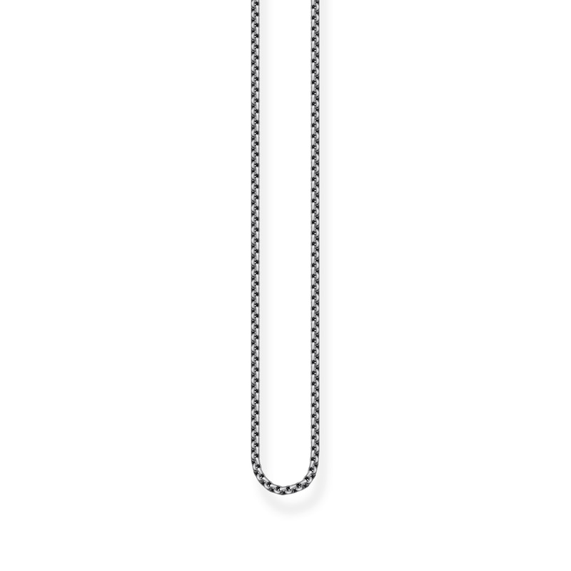 Main Image 1 of Thomas Sabo Rebel at Heart Blackened Sterling Silver 20" Venezia Chain