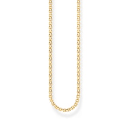 Thomas Sabo Rebel at Heart 18ct Yellow Gold Plated 21" Venezia Chain (Medium)
