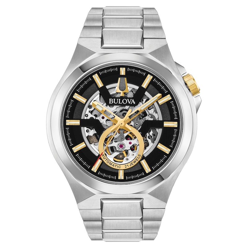Main Image 1 of Bulova Maquina Men's Stainless Steel Bracelet Watch