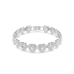 Swarovski x Ariana Grande Silver Tone Heart Shaped Bracelet