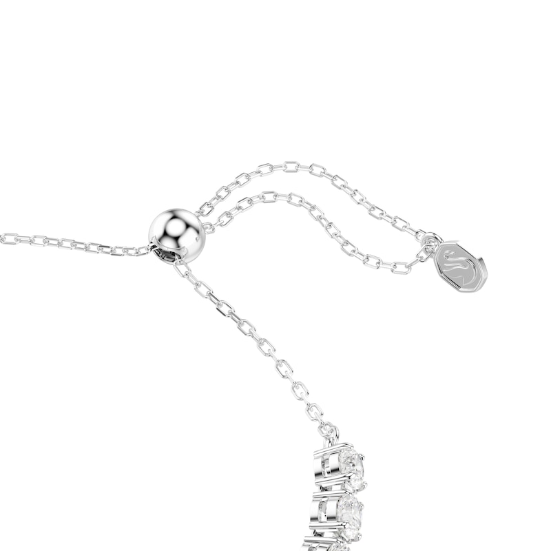 Main Image 3 of Swarovski x Ariana Grande Silver Tone & Mixed Colour Crystal Adjustable Tennis Bracelet