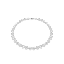 Swarovski x Ariana Grande Silver Tone Heart Shaped Necklace