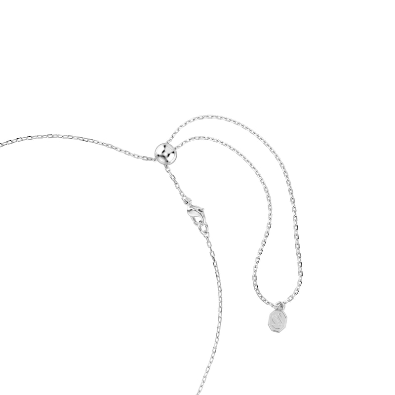 Main Image 4 of Swarovski x Ariana Grande Silver Tone & Mixed Colour Crystal Adjustable Tennis Necklace