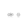 Thumbnail Image 2 of Swarovski Stilla Attract Silver Tone 4mm Zirconia Round Stud Earrings