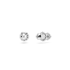 Thumbnail Image 4 of Swarovski Stilla Attract Silver Tone 4mm Zirconia Round Stud Earrings
