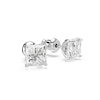 Thumbnail Image 3 of Swarovski Stilla Attract Silver Tone 6mm Zirconia Square Stud Earrings