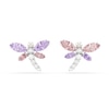 Thumbnail Image 1 of Swarovski x Ariana Grande Silver Tone & Mixed Colour Crystal Dragonfly Stud Earrings