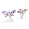 Thumbnail Image 3 of Swarovski x Ariana Grande Silver Tone & Mixed Colour Crystal Dragonfly Stud Earrings