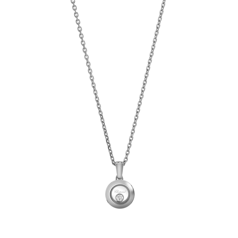 Main Image 1 of Chopard Happy Diamonds Icons 18ct White Gold Pendant