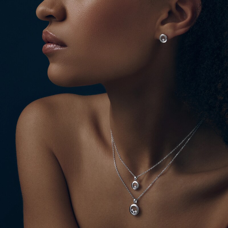 Main Image 3 of Chopard Happy Diamonds Icons 18ct White Gold Pendant