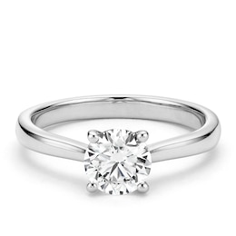 Gift With Purchase 9ct White Gold 1ct Lab Grown Diamond Solitaire Ring