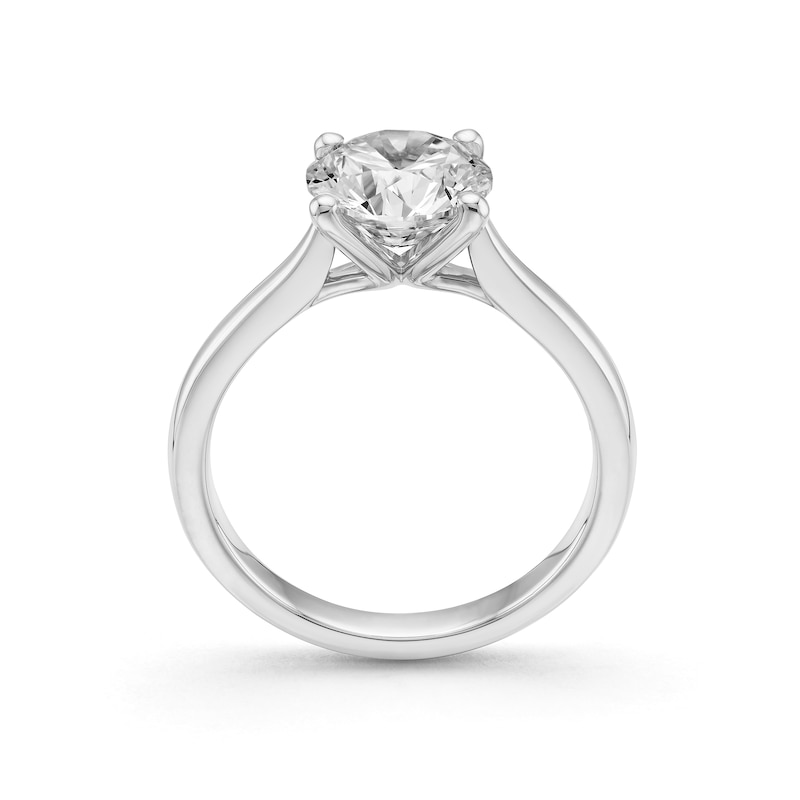 Main Image 3 of Gift With Purchase 9ct White Gold 2ct Lab Grown Diamond Solitaire Ring
