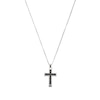 Thumbnail Image 0 of Emporio Armani Men's Steel & Carbon Fibre Cross Necklace