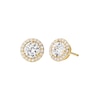Thumbnail Image 1 of Michael Kors Women's 14ct Gold Plated Sterling Silver Cubic Zirconia Stud Earrings