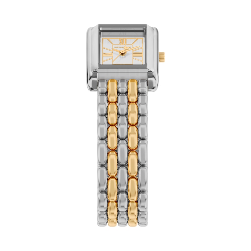 Main Image 2 of Michael Kors Essex Women's 20mm Two Tone Rectangle Bracelet Watch