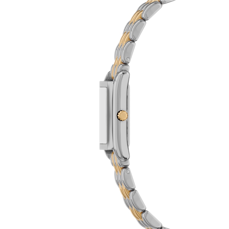 Main Image 3 of Michael Kors Essex Women's 20mm Two Tone Rectangle Bracelet Watch