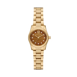 Michael Kors Lexington Women's 26mm Gold Tone Bracelet Watch